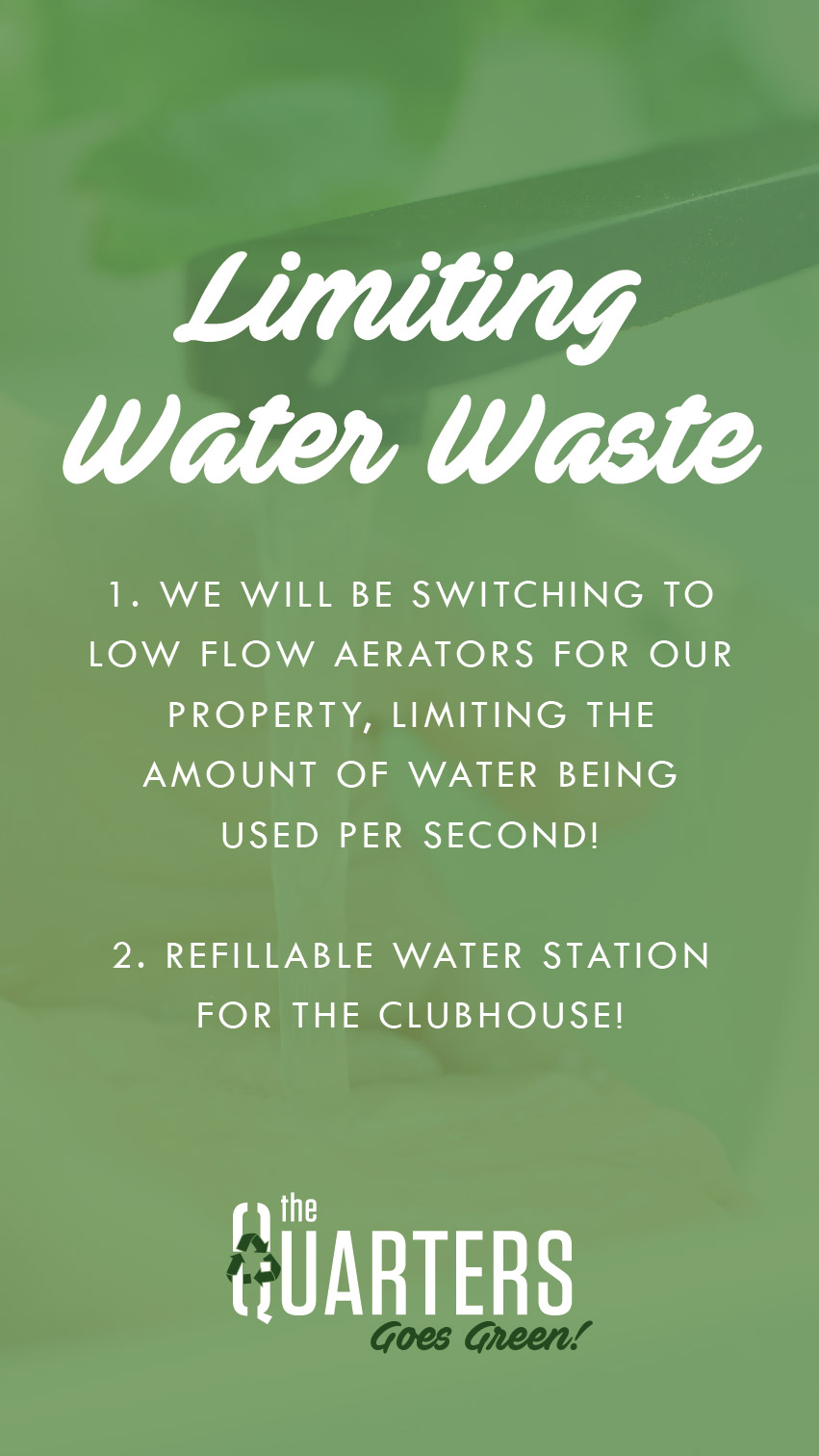 Limiting Water Waste