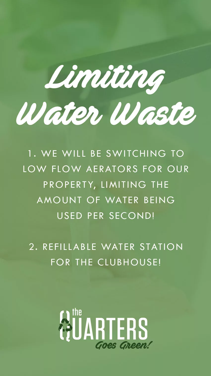 Limiting Water Waste